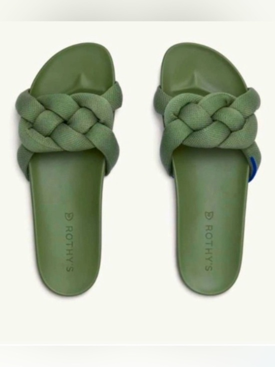 Rothy's Shoes - Rothy’s Bubble Slide Sandal in Palm Size 7